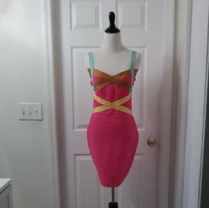 meiLun Bandage Dress